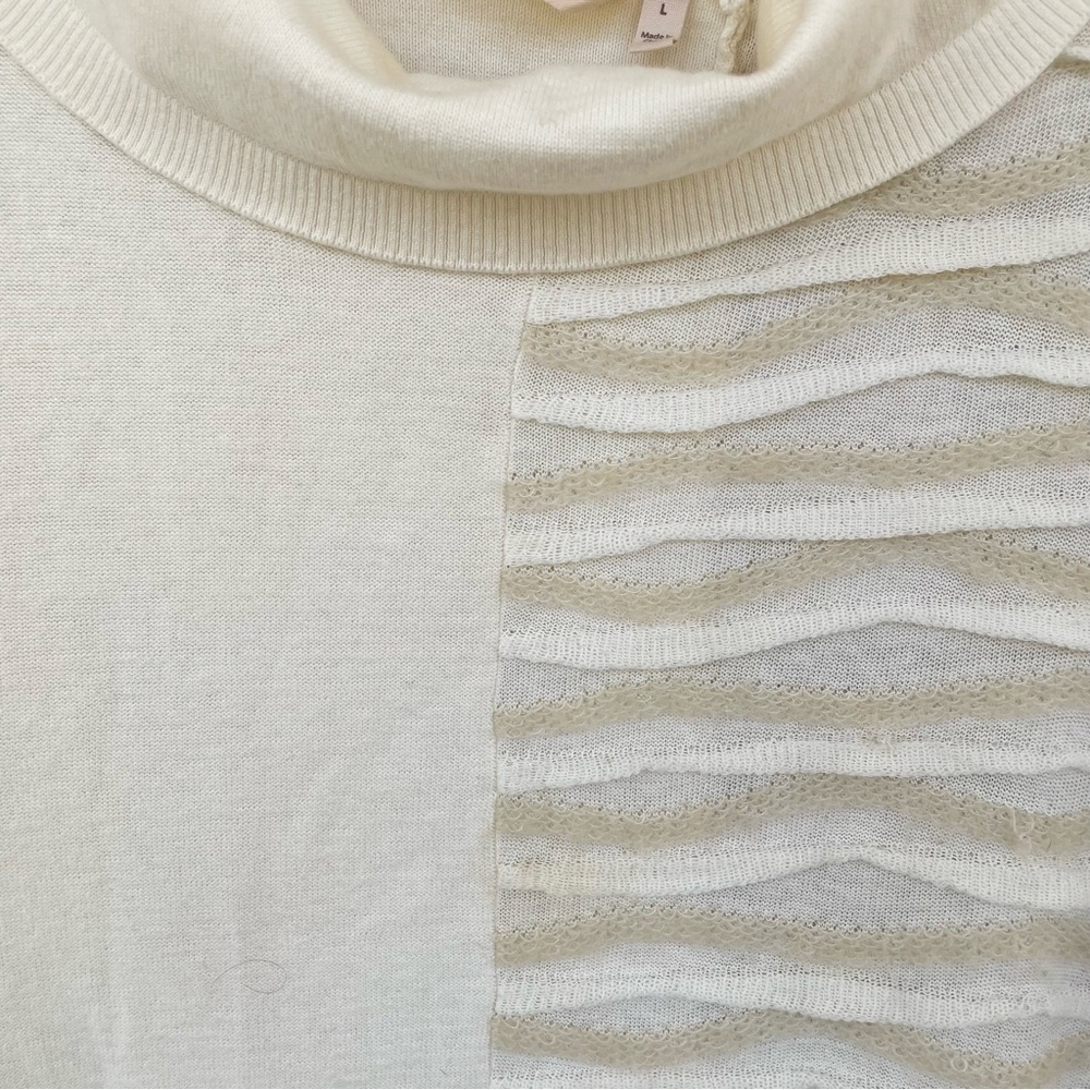 Soft Surroundings Cowl Neck Split Design Lightwei… - image 3